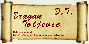 Dragan Toljević vizit kartica